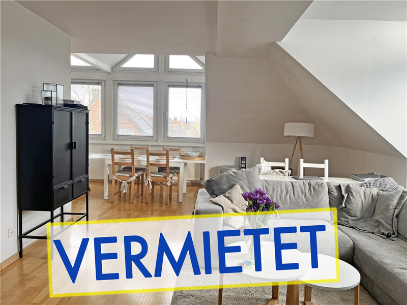 VERMIETET - Wunderschöne, moderne und lichtdurchflutete 3 Zimmer-Studiowohnung mit weißer Einbauküche