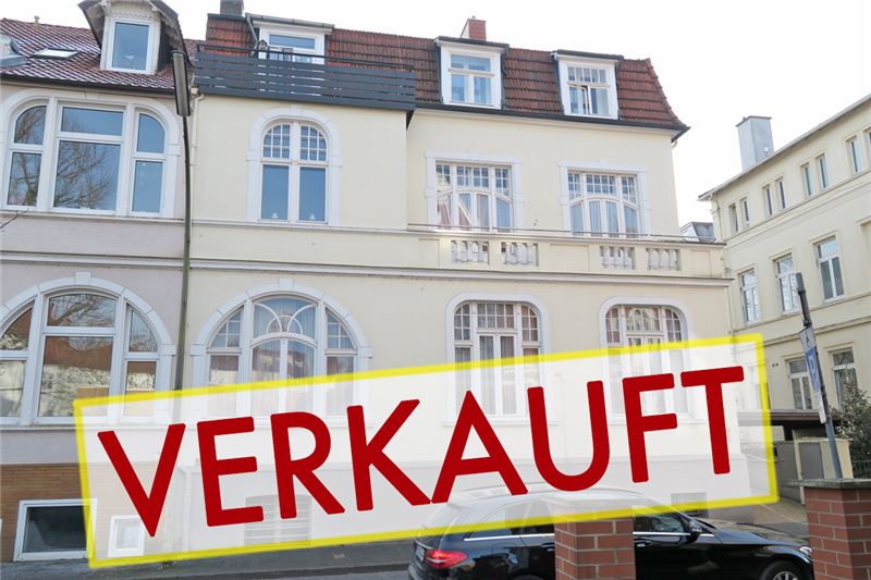 VERKAUFT - Schönes Wohn-/und Geschäftshaus mit 3 Etagen im Stil der Gründerjahre direkt im Zentrum von Bad Oeynhausen, kein Denkmalschutz!