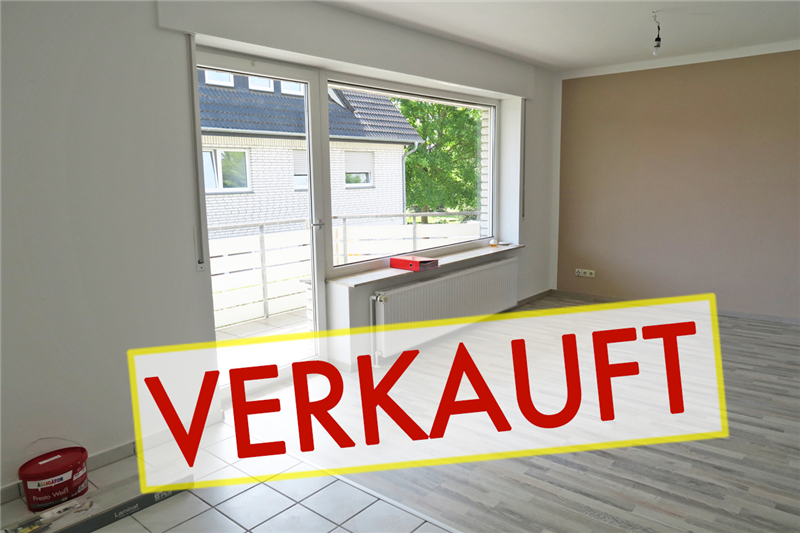 VERKAUFT - Renovierte und moderne 2 Zimmer-Wohnung mit, Süd-Westbalkon und Pkw-Stellplatz in Löhne–Gohfeld