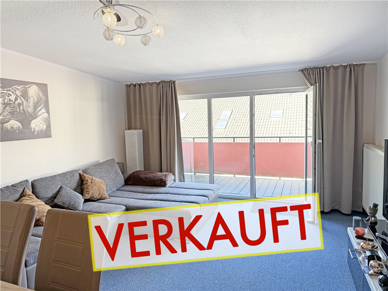 VERKAUFT - Moderne und helle 2 Zimmer-Eigentumswohnung mit großem Süd-/Westbalkon und Pkw-Stellplatz